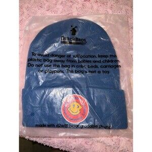 DUTCH BROS COFFEE "GUARANTEED TO SATISFY" WINTER BEANIE HAT BLUE Sealed